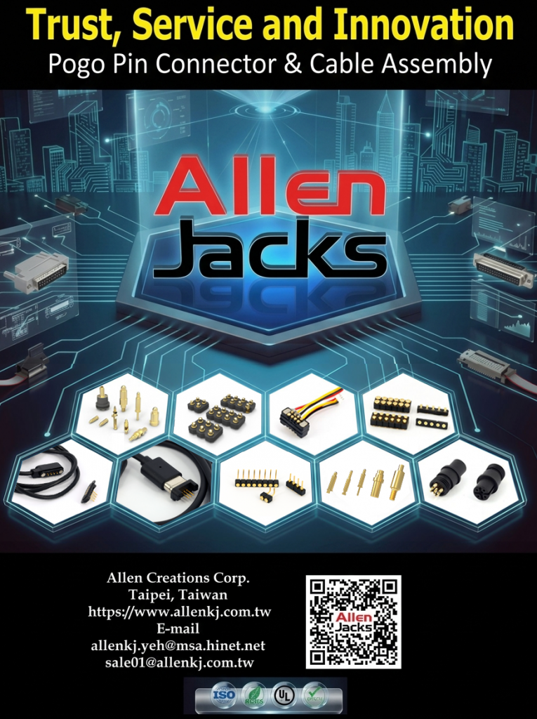 Pin Connection Assembly Pogo Pin Connector & Cable Assembly - Allen Creations Corp.